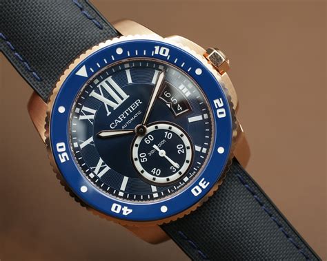 Test Case: Reviewing the Cartier Calibre de Cartier Diver.